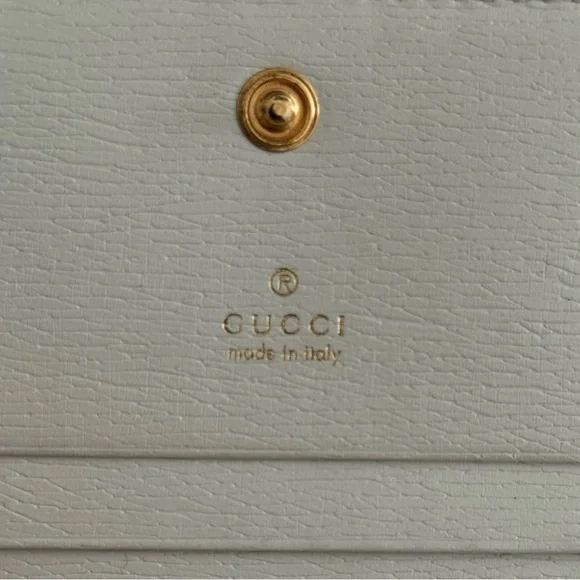 Gucci Shangai Calfskin Tiger Savanah Horsebit 1955 Card Case Wallet ~ NWOT - Picture 4 of 12